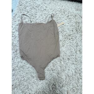 SKIMS square neck bodysuit in umber size 2xl - NEW